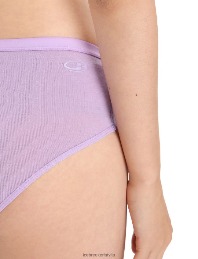 Icebreaker merino sirēnas hipkini biksītes sievietes violets skatiens apģērbs 622ZJ518