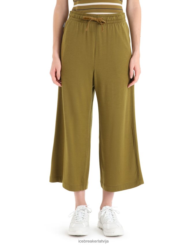 Icebreaker merino klēts culottes sievietes aļģes apģērbs 622ZJ735