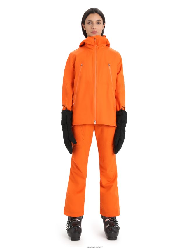Icebreaker shell+ merino bikses sievietes zibspuldze apģērbs 622ZJ834