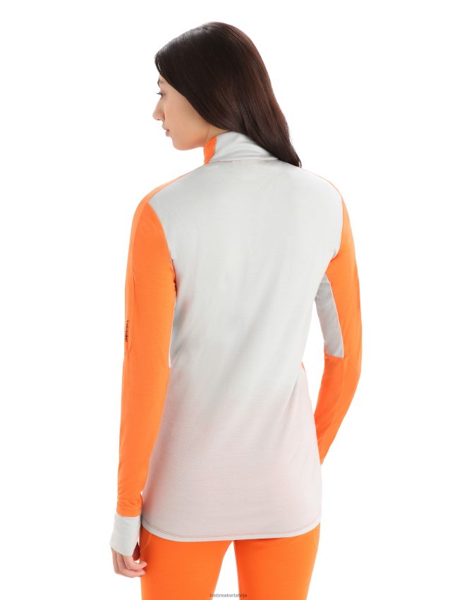 Icebreaker zoneknit merino jaka ar rāvējslēdzēju ar garām piedurknēm sievietes zibspuldze/ēteris apģērbs 622ZJ851