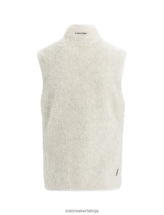 Icebreaker realfleece merino augstas pāļu veste sievietes ekru virši apģērbs 622ZJ677