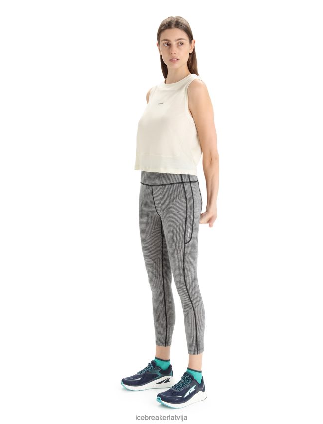 Icebreaker zoneknit merino tanks sievietes krīts apģērbs 622ZJ655