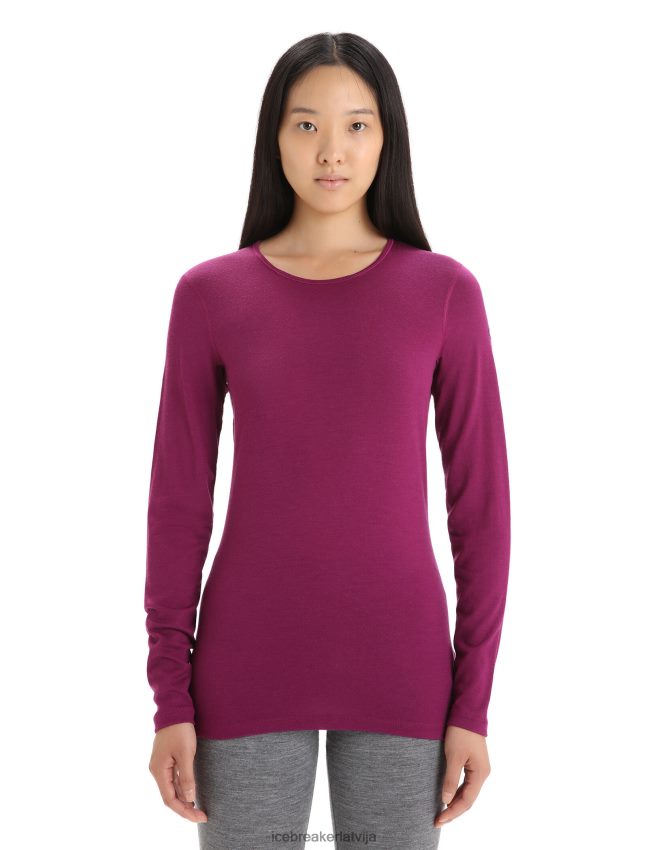 Icebreaker Merino 200 oasis termo tops ar garām piedurknēm sievietes ej ogot apģērbs 622ZJ560