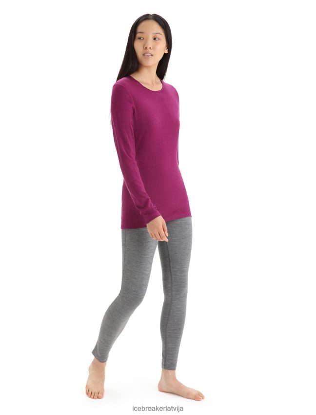 Icebreaker Merino 200 oasis termo tops ar garām piedurknēm sievietes ej ogot apģērbs 622ZJ560
