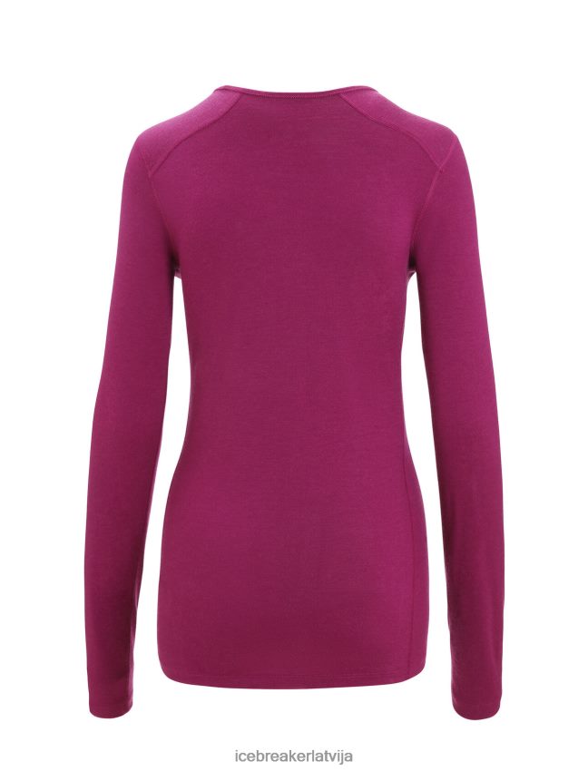 Icebreaker Merino 200 oasis termo tops ar garām piedurknēm sievietes ej ogot apģērbs 622ZJ560