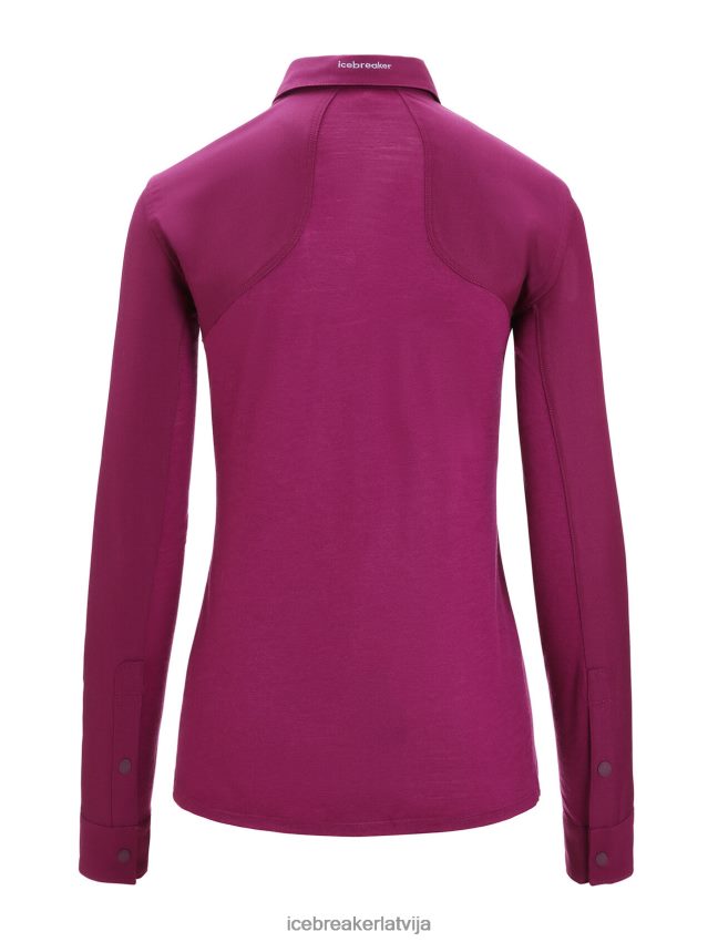 Icebreaker merino hike tops ar garām piedurknēm sievietes ej ogot apģērbs 622ZJ692