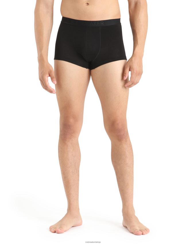 Icebreaker cool-lite merino anatomica stumbri vīriešiem melns apģērbs 622ZJ114