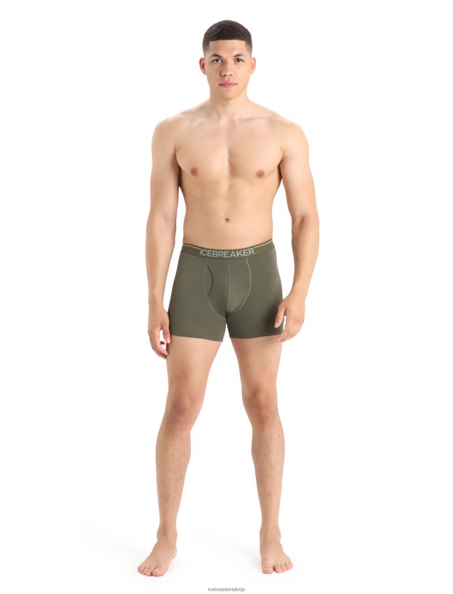 Icebreaker merino anatomica bokseri ar mušu vīriešiem loden apģērbs 622ZJ98