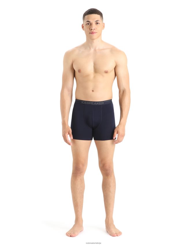 Icebreaker merino anatomica bokseri vīriešiem pusnakts flote apģērbs 622ZJ108