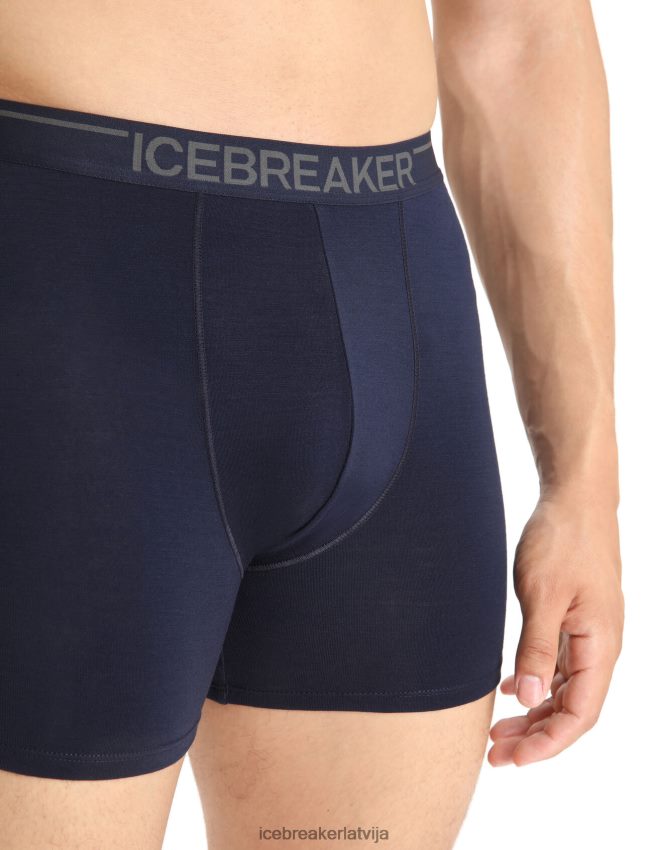 Icebreaker merino anatomica bokseri vīriešiem pusnakts flote apģērbs 622ZJ108