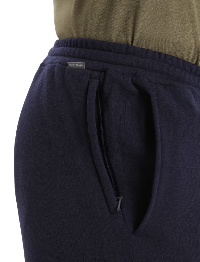 Icebreaker Realfleece merino dalston skriešanas bikses vīriešiem pusnakts flote apģērbs 622ZJ407