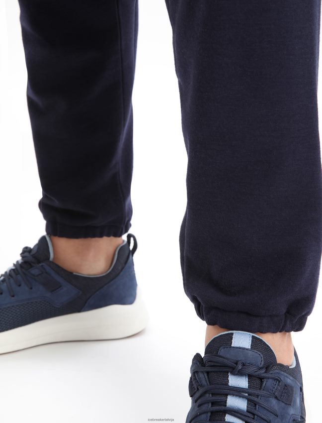 Icebreaker Realfleece merino dalston skriešanas bikses vīriešiem pusnakts flote apģērbs 622ZJ407