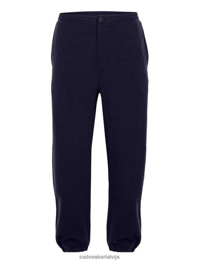 Icebreaker Realfleece merino dalston skriešanas bikses vīriešiem pusnakts flote apģērbs 622ZJ407