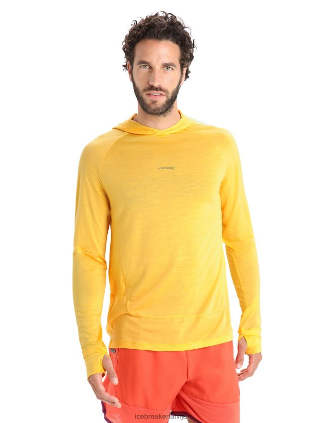 Icebreaker cool-lite merino kapuci ar garām piedurknēm vīriešiem vasara apģērbs 622ZJ193