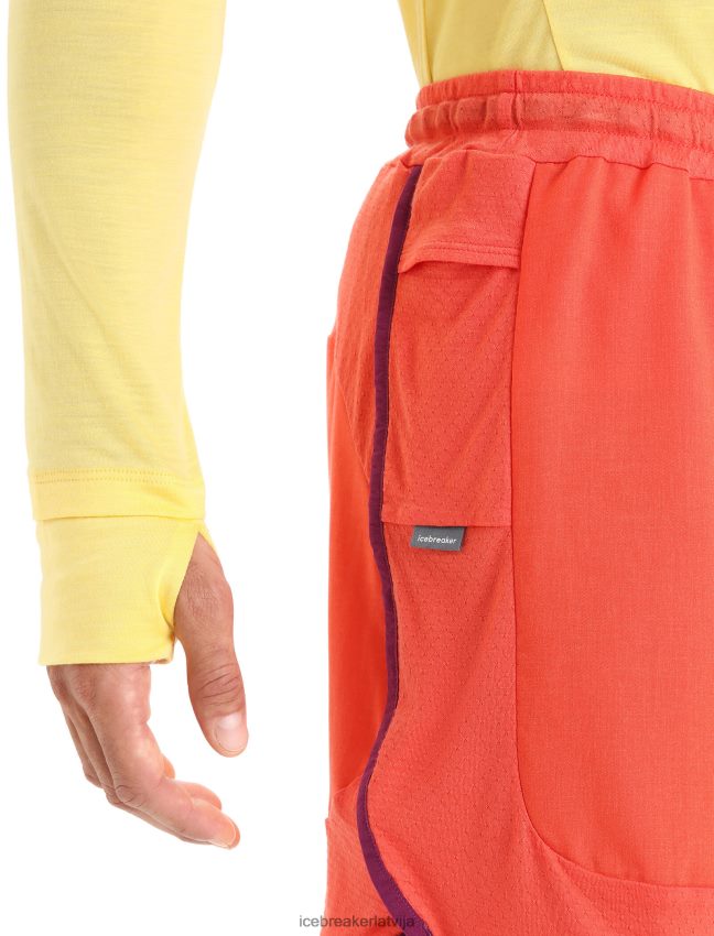 Icebreaker zoneknit merino šorti vīriešiem dinamiskas zemes virši/go ogas apģērbs 622ZJ250