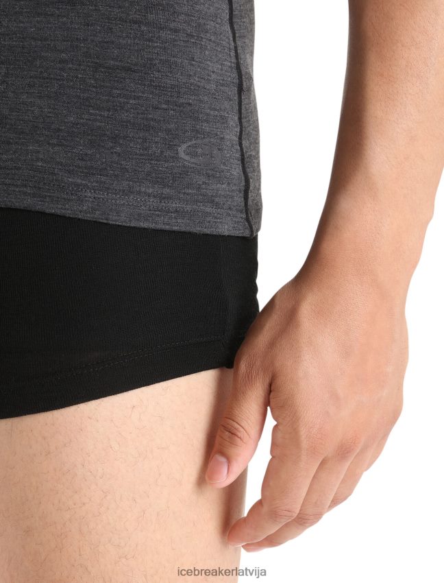 Icebreaker merino anatomica crewe t-krekls ar īsām piedurknēm vīriešiem strūklas virši apģērbs 622ZJ128