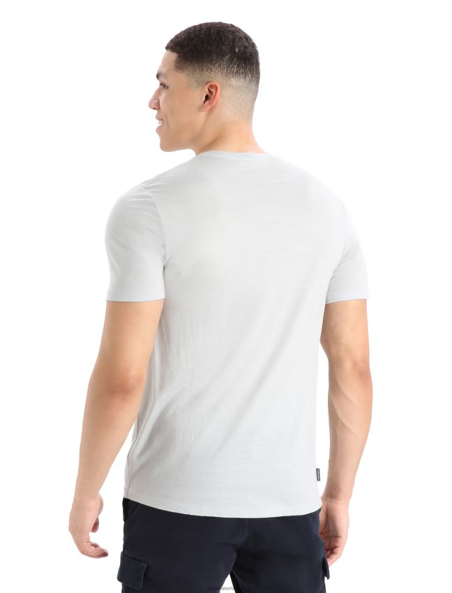 Icebreaker merino tech lite ii t-krekls ar īsām piedurknēm alps 3d vīriešiem ēteris apģērbs 622ZJ432