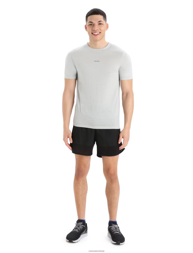 Icebreaker zoneknit merino t-krekls ar īsām piedurknēm vīriešiem ēteris apģērbs 622ZJ400