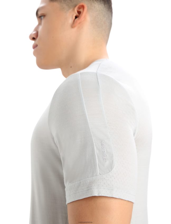 Icebreaker zoneknit merino t-krekls ar īsām piedurknēm vīriešiem ēteris apģērbs 622ZJ400