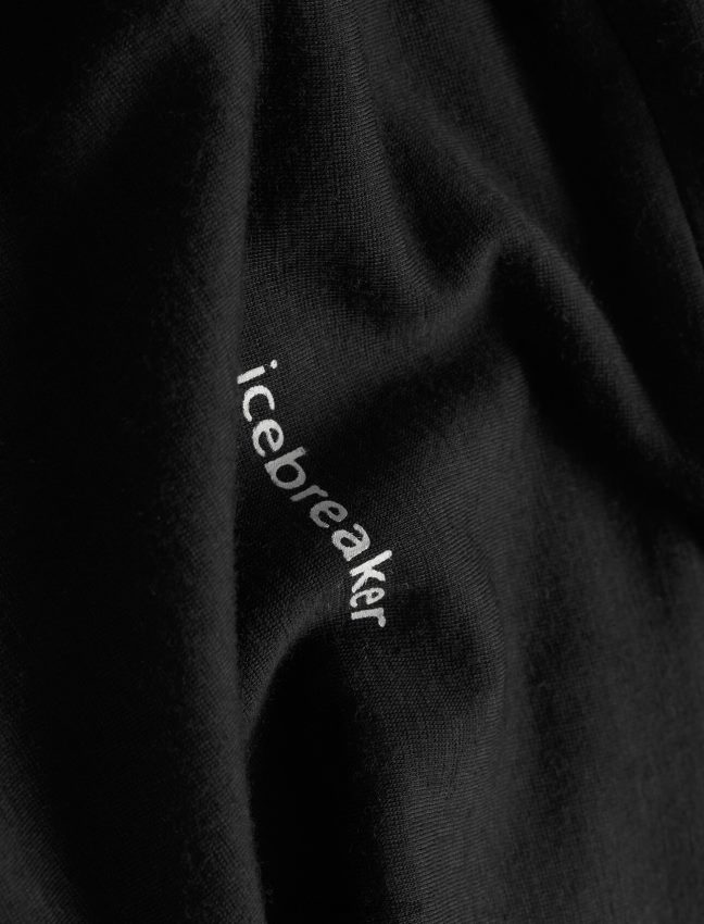 Icebreaker zoneknit merino tanks vīriešiem melns apģērbs 622ZJ491