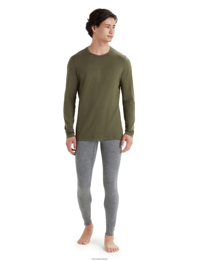 Icebreaker Merino 200 oasis termo tops ar garām piedurknēm vīriešiem loden apģērbs 622ZJ136
