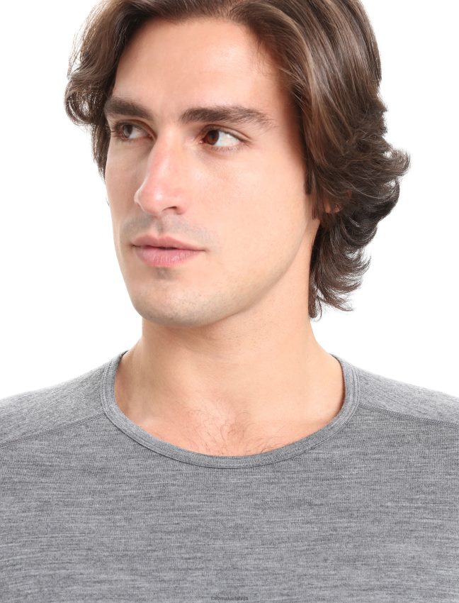 Icebreaker Merino 200 oasis termo tops ar īsām piedurknēm vīriešiem smilšakmens virši apģērbs 622ZJ154