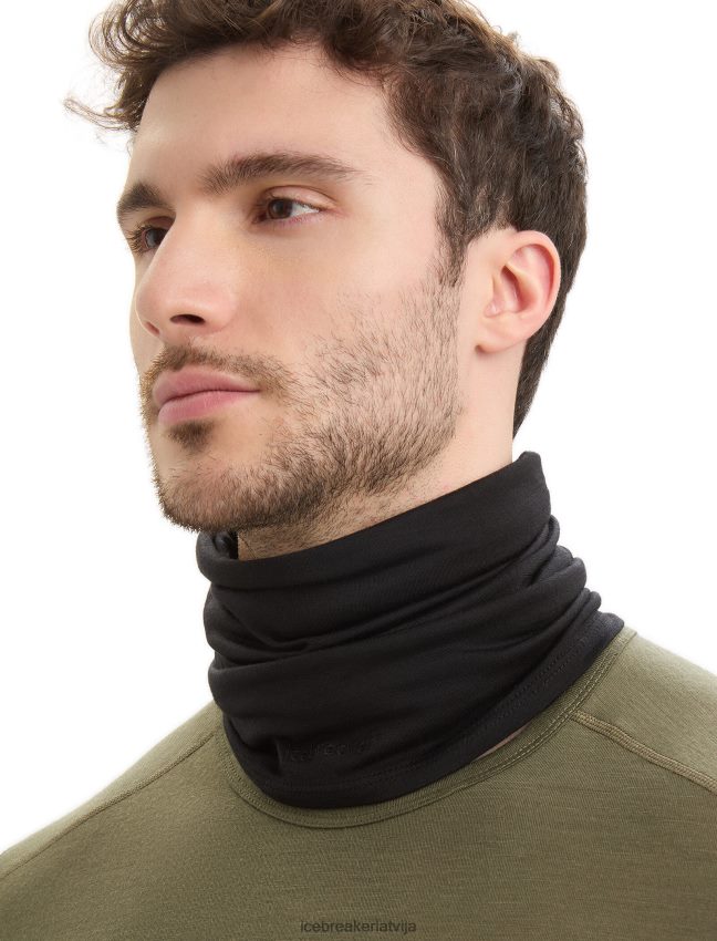 Icebreaker cool-lite merino flexi tekne unisex melns Piederumi 622ZJ324