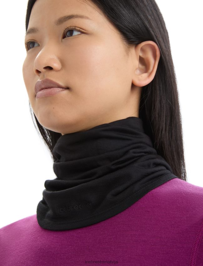 Icebreaker cool-lite merino flexi tekne unisex melns Piederumi 622ZJ324