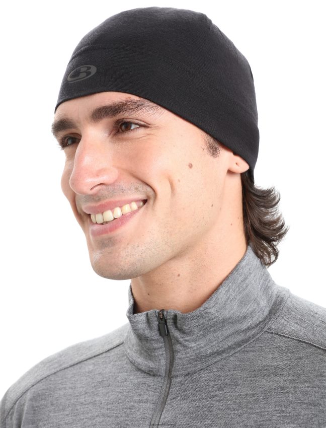 Icebreaker merino chase beanie unisex melns Piederumi 622ZJ327