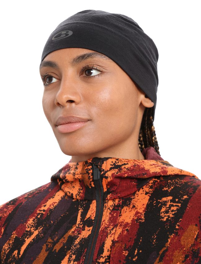 Icebreaker merino chase beanie unisex melns Piederumi 622ZJ327