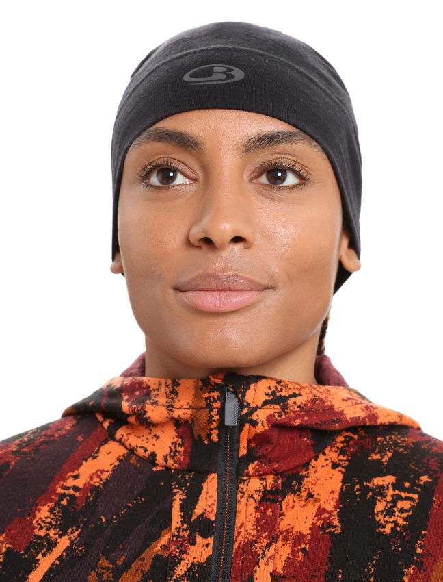 Icebreaker merino chase beanie unisex melns Piederumi 622ZJ327