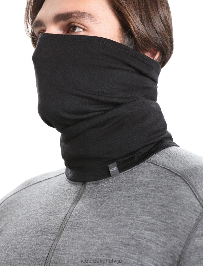 Icebreaker merino flexi tekne unisex melns Piederumi 622ZJ311