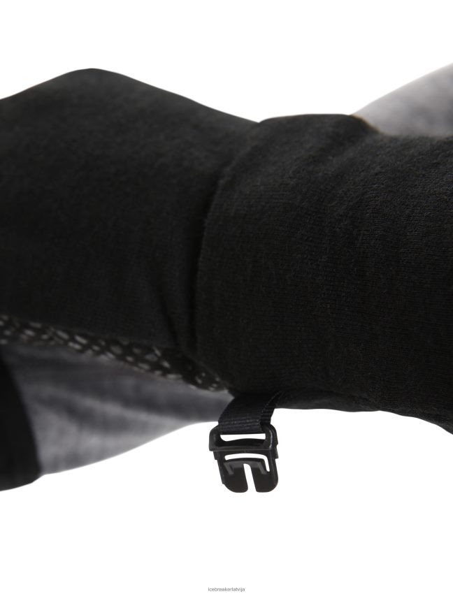 Icebreaker merino kvantu cimdi unisex melns apģērbs 622ZJ301