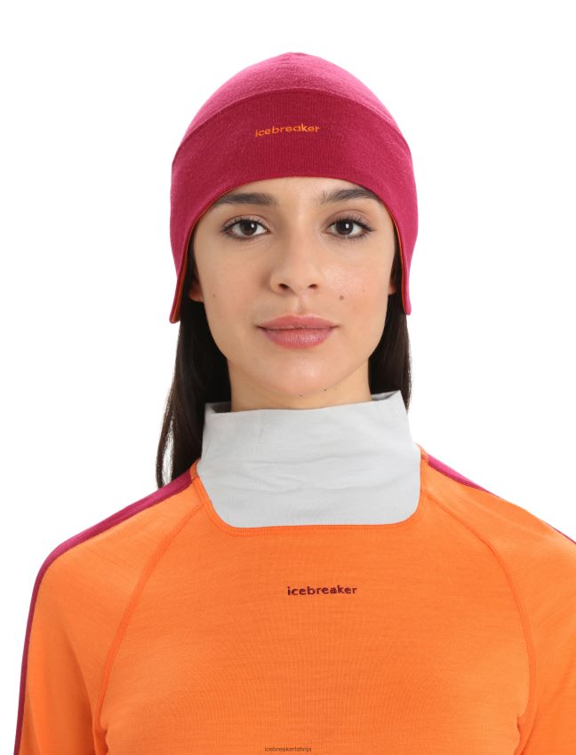 Icebreaker merino kvantu pupiņa unisex ķirsis/zibspuldze Piederumi 622ZJ471
