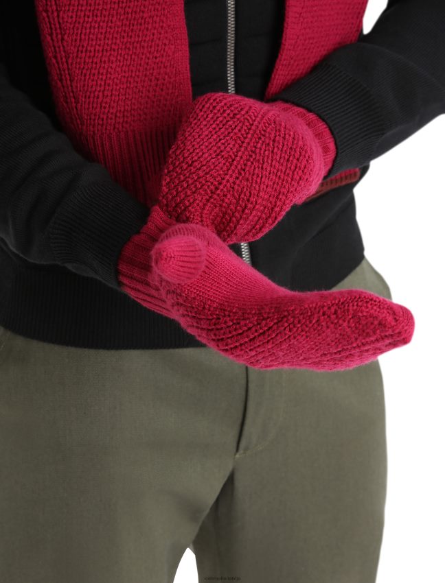 Icebreaker merino waypoint dūraiņi unisex ķirsis/espresso Piederumi 622ZJ470