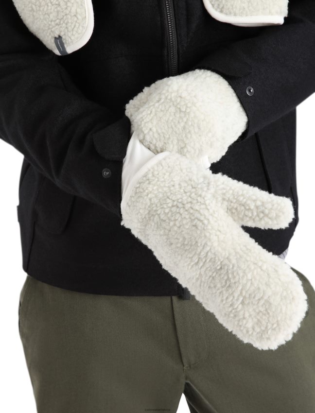 Icebreaker realfleece merino augstas kaudzes dūraiņi unisex ekru virši apģērbs 622ZJ305