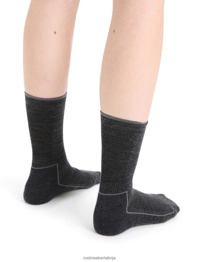 Icebreaker cool-lite merino hike 3q crew zeķes sievietes strūklas virši/musons Piederumi 622ZJ780
