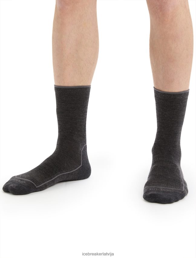 Icebreaker cool-lite merino hike 3q crew zeķes vīriešiem strūklas virši/musons Piederumi 622ZJ271