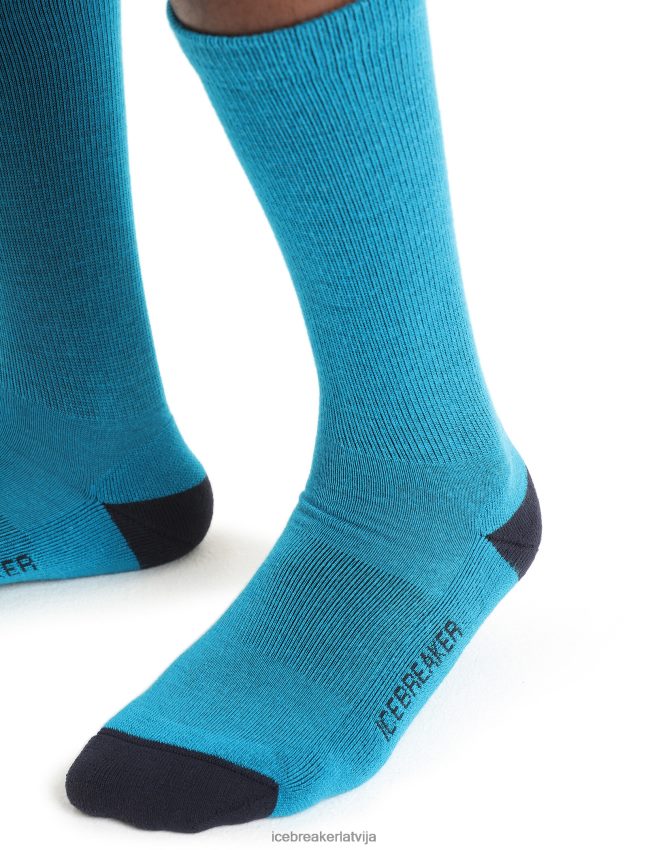 Icebreaker merino dzīvesveida vieglās zeķes vīriešiem geo blue/midnight navy Piederumi 622ZJ294
