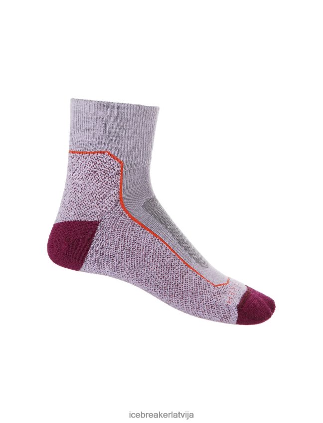 Icebreaker merino hike+ vieglas mini zeķes sievietes violets skatiens/iet ogot Piederumi 622ZJ756