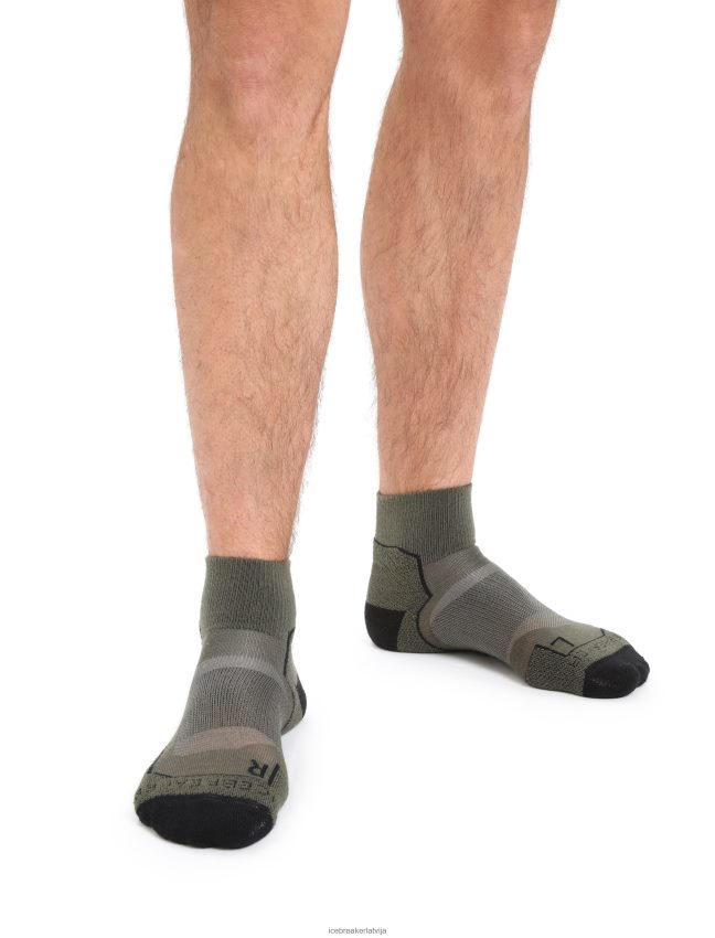 Icebreaker merino hike+ vieglas mini zeķes vīriešiem loden/melns Piederumi 622ZJ258