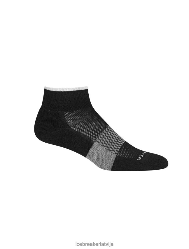 Icebreaker merino multisport vieglas mini zeķes sievietes melns/sniegs Piederumi 622ZJ751
