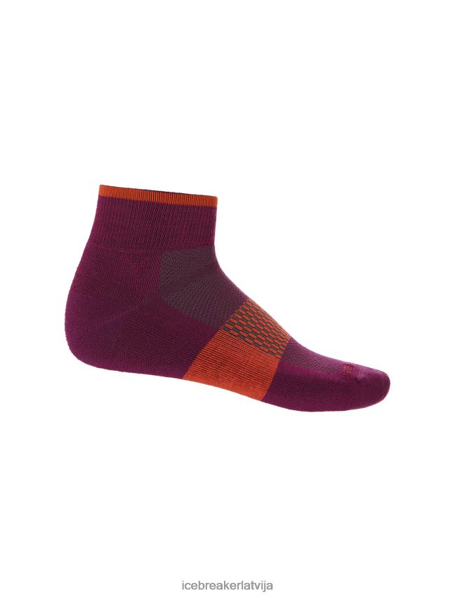 Icebreaker merino multisport vieglas mini zeķes vīriešiem iet ogu/vibrant zeme Piederumi 622ZJ292