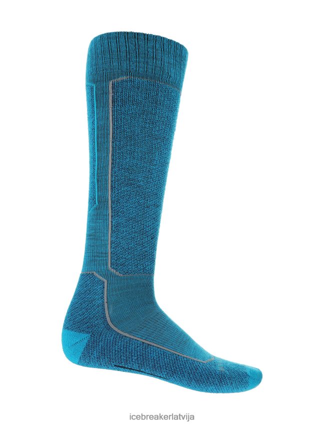 Icebreaker merino ski+ gaismas virs teļa zeķes vīriešiem ģeogrāfiski zilā/karaliskā flote Piederumi 622ZJ298