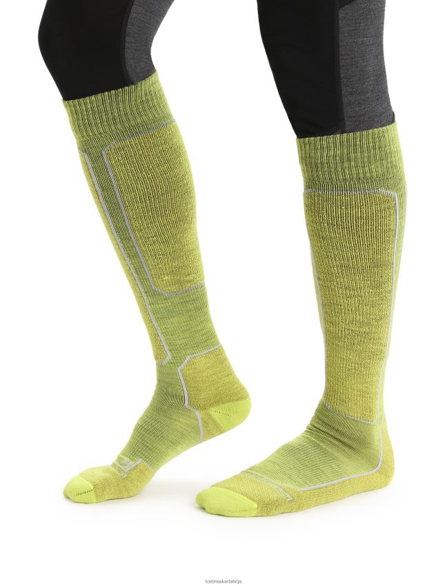 Icebreaker merino ski+ gaismas virs teļa zeķes vīriešiem spīdēt/ēteris Piederumi 622ZJ467