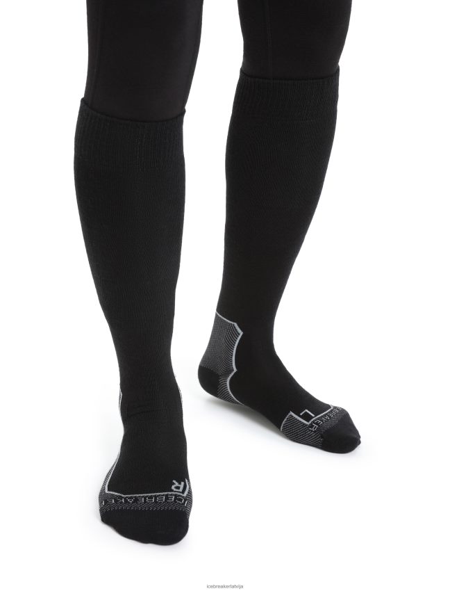 Icebreaker merino ski+ ultravieglas zeķes virs ikru sievietes melns Piederumi 622ZJ792