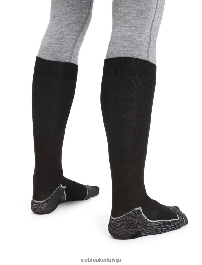 Icebreaker merino ski+ ultravieglas zeķes virs ikru vīriešiem melns Piederumi 622ZJ296
